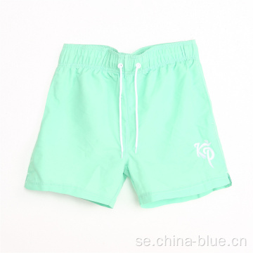 Anpassade färgglada strandhorts Mens Swim Board Shorts